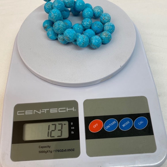 🎉HP🎉 Shou Carved Turquoise 925 Silver Necklace - Picture 11 of 16